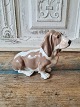 Royal 
Copenhagen 
figur - Basset 
hund 
No. 356, 1. 
sortering
Længde 16 cm. 
Højde 12 ...