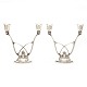 Pair of Georg 
Jensen 
sterlingsilver 
candelabra 
designed ...