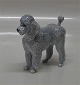 Royal 
Copenhagen hund 
4757 RC Grå 
Puddel 12 cm 1. 
og  i fin 
stand. Design 
Jeanne Grut
