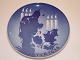 Bing & Grøndahl 
Juleplatter 
(BG) fra 1938 
"Lysene 
tændes". Design 
Immanuel 
Tjerne. I fin 
og hel ...