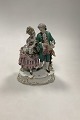 Meissen Figur 
Par i Rococo 
tøj August 
Ringler Model O 
158
Måler 19cm / 
7.48 inch
Har et ...