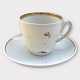 Bing & 
Grøndahl, 
kaffekop med 
malede roser, 
7,2cm i 
diameter, 6,5cm 
høj, *Med 
brugsslid*