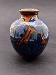 H A Kähler 
ceramic vase 
19.5 cm. 5 mm. 
hole at the 
bottom 
otherwise in 
good condition 
item no. ...