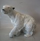 398-1 88 Royal Dux Bohemia Large Polar bear Made in Czech 27 x 33 cm