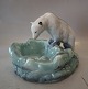 Isbjørn på 
kanten af 
klippepool   19 
x 22 cm Made in 
Czechoslovakia
Tjekkisk 
porcelæn i fin 
og ...