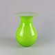 Vase i grøn mundblæst glas. Model ShapeDesign Peter SvarrerProducent ...