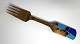 Michelsen. 
Christmas fork. 
1990. Sterling 
(925). Design 
Pia Schutzmann
