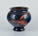 Kähler ceramic 
vase in horn 
technique. 
Glaze in blue 
and ...