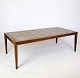 Sofabord 
designet af 
Severin Hansen 
og fremstillet 
i Palisander 
med kongelig 
brun farvede 
kakler ...