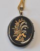 Antique photo 
cache, gilded 
silver with 
enamel and ...