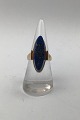 Hans Hansen 14K Guld Ring Lapis Lazuli