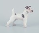 Bing & 
Grøndahl, 
porcelænsfigur 
af ruhåret 
foxterrier.
Model 1998.
1920/30’erne.
Første ...