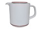 Bing & Grøndahl Køkkenserien (også kaldet Apoteker serien) kaffekande med rød ...