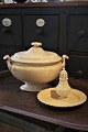 French 19th 
century terrine 
in 
cream-coloured 
earthenware 
with a really 
fine old patina 
and many ...