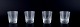 Baccarat, 
Frankrig. Et 
sæt på fire 
”Nancy” 
whiskyglas i 
klart 
krystalglas.
Ca. 1930.
I perfekt ...
