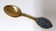 Michelsen. 
1984. Sterling 
(925). 
Christmas 
coffee spoon. 
Length 11 cm. 
Design Queen 
Margrethe