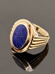 14 karat guld ring størrelse 59 med lapis lazuli emne nr. 552107