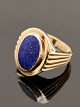 14 karat guld 
ring størrelse 
59 med lapis 
lazuli emne nr. 
552107