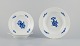 Royal 
Copenhagen Blå 
Blomst Flettet. 
Tre dybe 
tallerkner.
Model 10/8105 
samt ...
