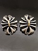 Georg jensen 
sterling sølv 
med guld øre 
clips #400 
design Lene 
Munthe emne nr. 
552149