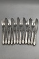 Dansk Empire 
Sølv 
Fiskebestiksæt 
(12) Måler 
Gaffel 19 cm 
(7.48 inch) 
Kniv 21 cm 
(8.26 inch) ...