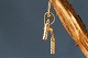 Smukke guldøreringe i 14 karat guld. Øreringene er elegante og med øsken til ørestift, giver ...