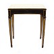 Swedish black decorated and gilt Gustavian marble top console table. Sweden 
circa 1780-1800. H: 72cm. Top: 44x62cm