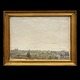 Johan Rohde, 
1856-1935, oil 
on canvas. View 
from Rome. ...