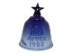 Bing & Grøndahl 
lille 
Juleklokke / 
julepynt med 
1923 Juleplatte 
motiv.
Decorationsnummer 
...