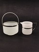Sugar cream set 
opaline glass