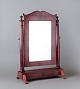 Mahogany tilting mirror with pull-out drawer, Denmark.