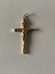Gold cross with suffering Christ in 14 carat gold, Stamped 585 NEE
