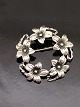 Sterling sølv 
broche D. 4,2 
cm. emne nr. 
553430