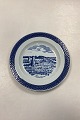 Royal 
Copenhagen Blå 
Tranquebar 
Frokosttallerken 
med motiv:
Klebækhøjene
Måler 23 cm / 
9.06 in.