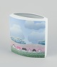 Ivan Rabuzin 
for Rosenthal, 
Germany. 
Studio-Linie. 
Large porcelain 
vase.
Naive motif of 
houses ...