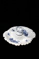 Rare antique Royal Copenhagen Blue Flower round cabaret dish with wavy edge. 
from before 1923...