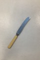 Raadvad/Fritz 
Carstens Kniv 
med 
Bakelitskaft. 
Måler 24,2 cm / 
9.52 in. 
Skaftet er 
lysegult, og 
...