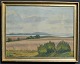 Søndergaard, 
Ole (1917 - 
1958) Danmark: 
Landskab. Olie 
på lærred. 
Signeret 1946. 
60 x 76 ...