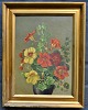 Westphal, Anna 
(1868 - 1950) 
Danmark: 
Blomster i en 
vase. Olie på 
lærred/plade. 
Signeret.  26,5 
...