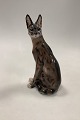 Dahl Jensen 
Figur Serval / 
Vild Kat No 
1014
Måler 24,5cm / 
9.65 inch
Mærket som 2nd 
sortering