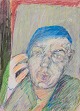 Hans Christian 
Rylander 
(1939-2021)  
Farvekridt på 
...