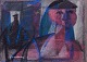 Bertil Wahlberg 
(1923-1980), 
svensk 
kunstner. 
Pastel på ...