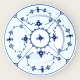 Royal 
Copenhagen, 
Musselmalet, 
Riflet, 
Tallerken #1/ 
185, 22,5cm i 
diameter, 
1.sortering 
*Med ...