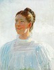 Michael Ancher 
1849-1927
1896
29 x 24 cm (34 
x 39 cm)
