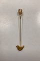 Georg Jensen 
Golden 
Christmas 
Lyseholder - 
Fugl 1991
Design: 
Andreas 
Mikkelsen