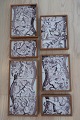 Antique dutch 
tiles places in 
frames
From the 
middle of ...