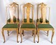 Dining room chairs - Birch wood - Green cover - 1920
Great condition
