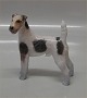 Hund Kgl. figur 
fra Royal 
Copenhagen 3165 
Ruhåret 
Foxterrier T. 
Madsen 12 cm 1. 
I hel og fin 
...