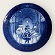 Royal 
Copenhagen, 
Juleplatte "Jul 
i Tivoli" 18cm 
i diameter, 
1.sortering, 
design Sven ...