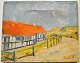 Pedersen, Hans 
Bendix (1915 - 
2006) Danmark: 
Et Skagens hus. 
Olie på lærred. 
Signeret. 24 x 
30 ...